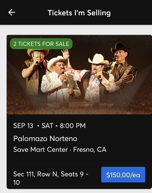 Palomo Norteño at Fresno, Ca