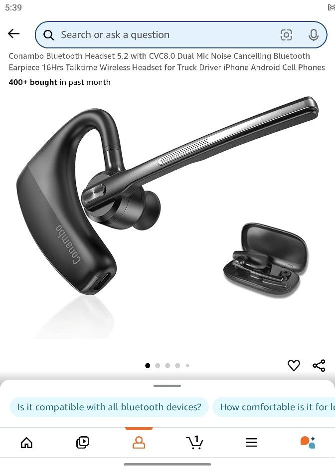 Bluetooth WireLess Headset