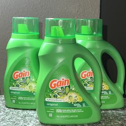 Gain Liquid Detergent Original 46oz Set