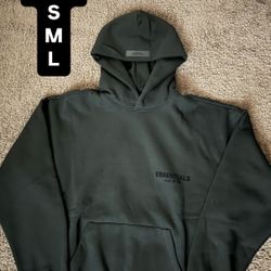 Black Essentials Hoodie 
