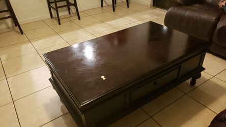 Set of three tables
