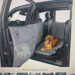 Dog Back Seat Cover 