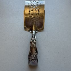 Tiffany & Co. 'English King' Pattern Antique Sterling Silver Asparagus Tongs, New York City, 1885-91