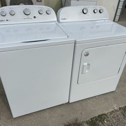 Whirlpool TopLoad Washer And Electric Dryer! 2-in-1 Removable Agitator