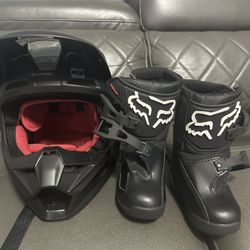 Kids Fox Helmet And Boots