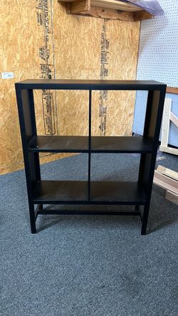 Black bookcase