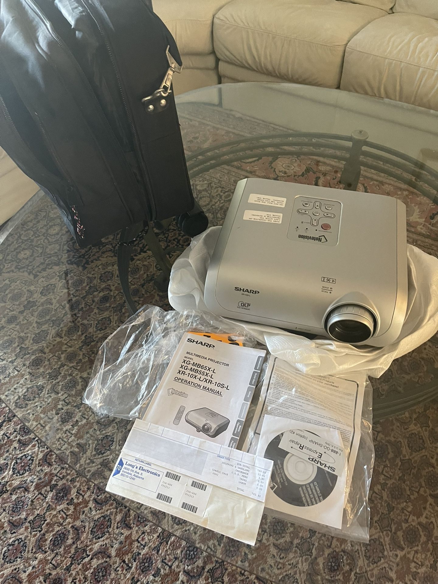SHARPE multimedia projector never used