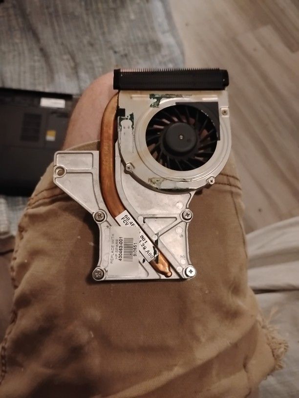 HP Pavilion dv2000 CPU Heatsink Fan 450096-001 60.4S507.002