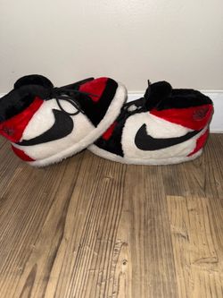 Nike Air Jordan Fuzzy Slippers Size 11-12