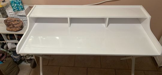 White desk