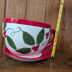 Large Christmas Cup/Bowl