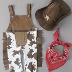 Cowboy Theme First Rodeo Baby Outfit 