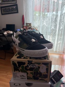 Vans x Bape Knu School shoes- Size 9.5