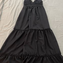 Black Maxi Dress - M