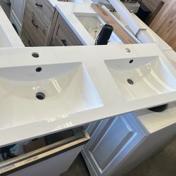 48 x18 double vanity top $99