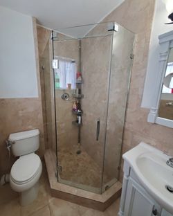 Shower glass doors