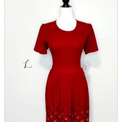Lularoe Amelia dress size large NWT