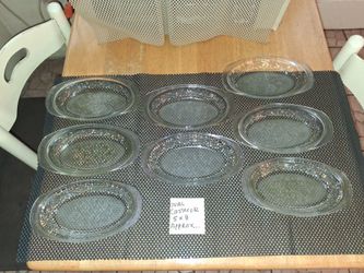 Princess House Fantasia set of eight oval casserole dishes 5x8 approximate. Selling as a bundle. Awesome condition! All sales final.