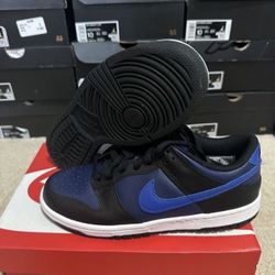 Nike Dunk Low Midnight Navy Game Royal Black DH9765-402 Size7Y Brand New
