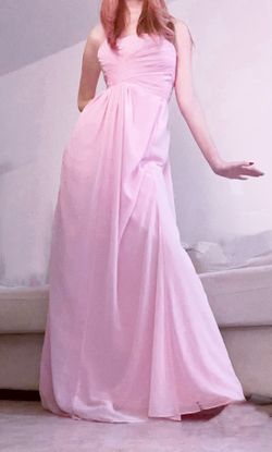 David's Bridal pink dress