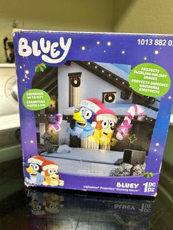 Bluey Lightshow Projection Swirling Storm