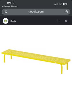 IKEA LÅNESPELARE Monitor Stand – Bright Yellow