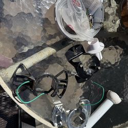 Ceiling fan support brackets n misc other parts