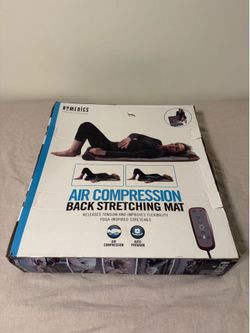 HoMedics Air Compression Back Stretching Mat w/ Remote Control Gray
