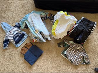 100+ Piece Baby Boy Clothing Lot (3–6 Months) – Carter’s, Adidas, Puma, Disney & More