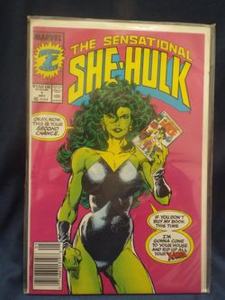 1989 Sensational She-Hulk #1 Marvel Comic Book (SOLID COPY)
