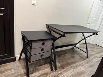 Office Depot Black Desk