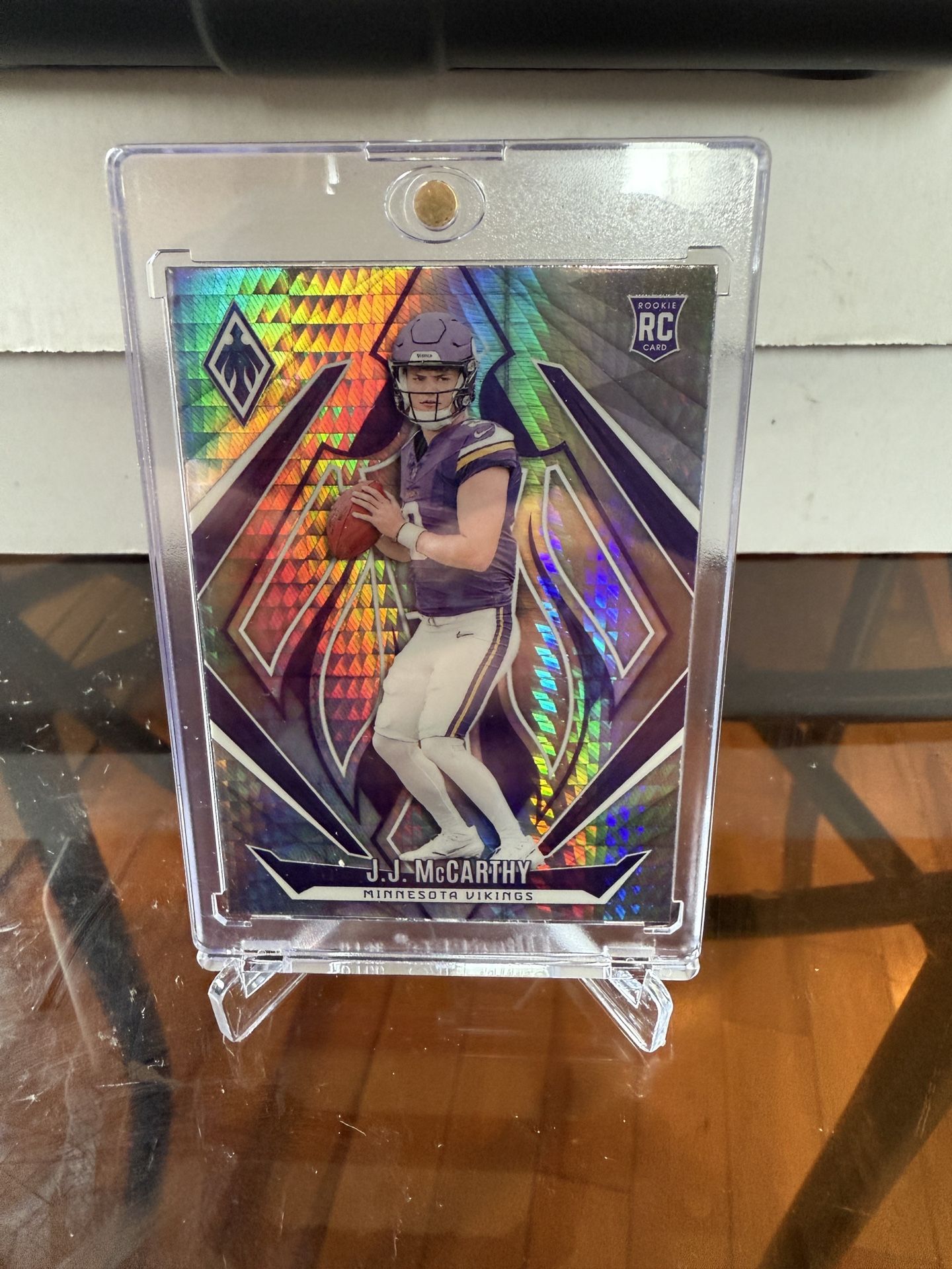 2024 Panini Phoenix - Rookies J.J. McCarthy #185 Hyper (RC)
