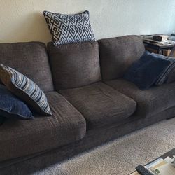Solid Brown Sofa For Your Living
