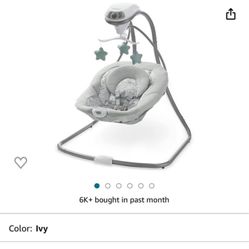 Graco® Simple Sway™ Swing, Ivy - used ONCE