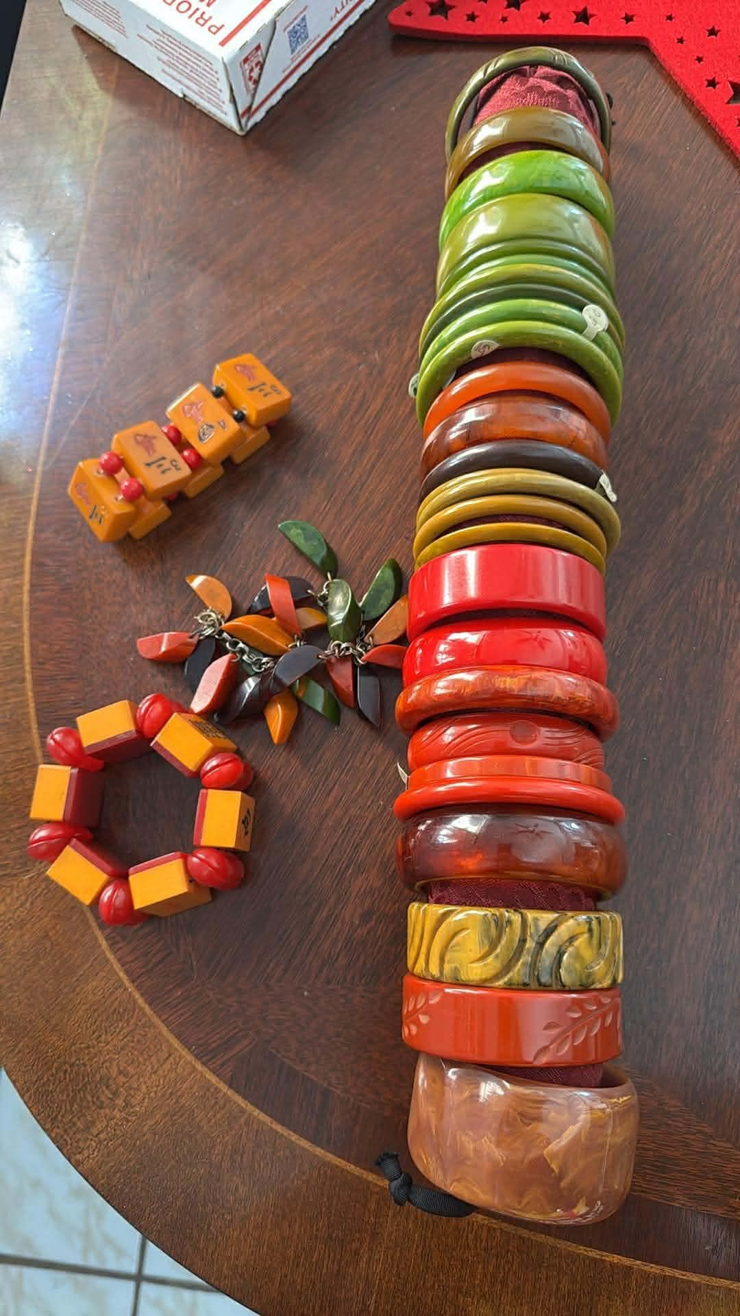 Bakelite Bangle, Bracelets, And Necklaces