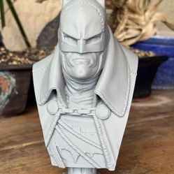 Batman Gotham by Gaslight Bust Statue 6.5” 3D Printed Gray DC Comics Unpainted