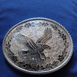 Silver Plated Belt Buckle 