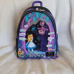 Loungefly Alice in Wonderland lenticular backpack
