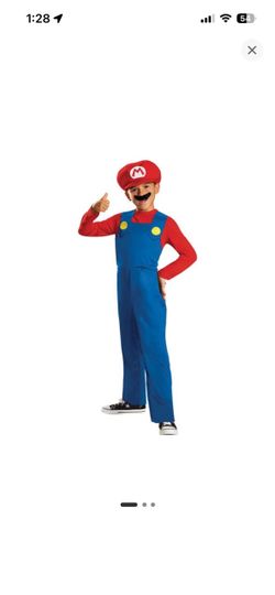 Halloween cosplay mario costume