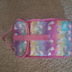 Girls Rainbow Lunch Bag