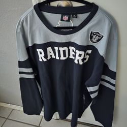 New Las Vegas Raiders Men's XL Long Sleeve Shirt 