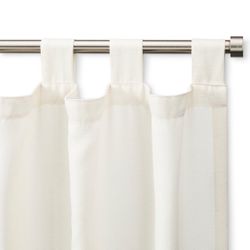 66"-120" Dauntless Curtain Rod Brushed Nickel - Threshold