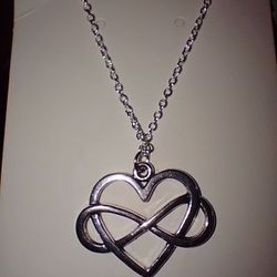 925 Silver Chain With Heart Pendant