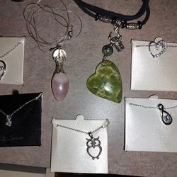 Assorted Silver Necklaces