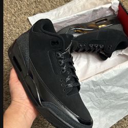 Jordan 3 size 9.5 Black Cat