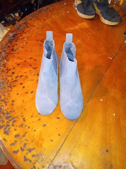 Gray Suede Women's Shoes
