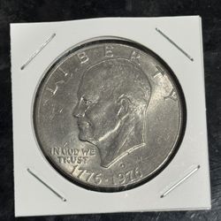 Bicentennial Mint D Eisenhower dollar (Variety 2)