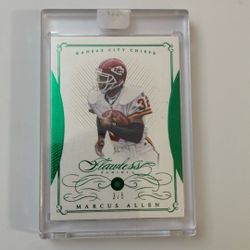 2015 Panini Flawless Marcus Allen Emerald /5 Sealed
