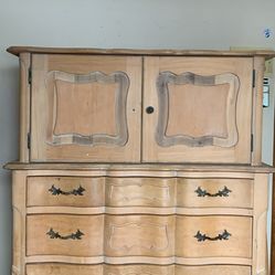 FREE Antique solid wood unfinished dresser