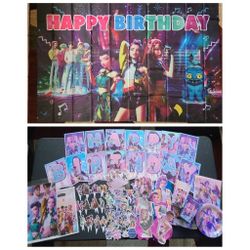 Kpop Demon Hunters Decorations Kpop Demon Hunters Balloons